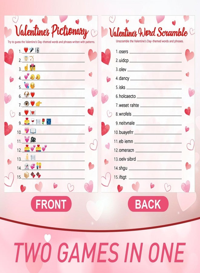 COCHIE ألعاب كوتشي لحفلات عيد الحب لـ 30 لاعبًا، مناسبة للبالغين، وللمجموعات الكبيرة في المكاتب العائلية، ولحفلات عيد الحب. تتضمن اللعبة كلمات مصورة، وعبارات، وكلمات مبعثرة، مع مفتاح الإجابات. - Image 3