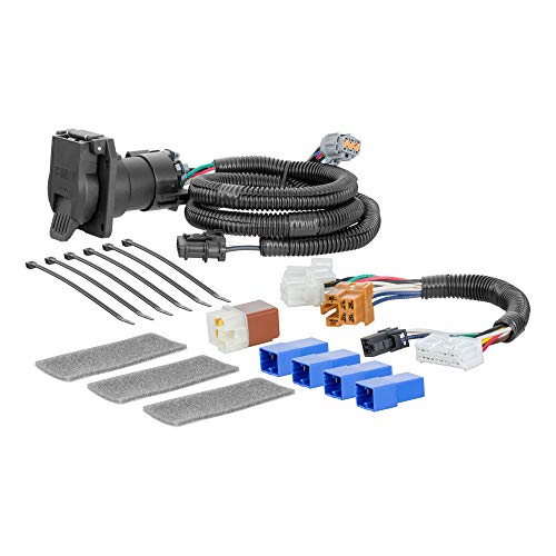 CURT 56401 Vehicle-Side Custom RV Blade 7-Pin Trailer Wiring Harness, Fits Select Nissan Pathfinder - Image 1