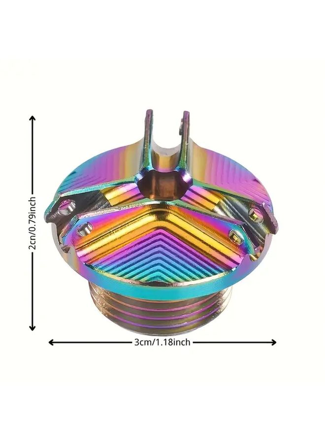 Motorcycle Engine Oil Filler Cap 6061 Aluminum Silvery Smooth Metal Surface Tool Free Installation Durable O Ring Seal Precision Engineered Part For GSR400 600 750 GSX R600 750 1300R Customization - Image 2
