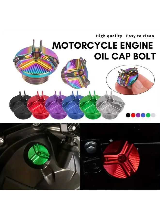 Motorcycle Engine Oil Filler Cap 6061 Aluminum Silvery Smooth Metal Surface Tool Free Installation Durable O Ring Seal Precision Engineered Part For GSR400 600 750 GSX R600 750 1300R Customization - Image 1