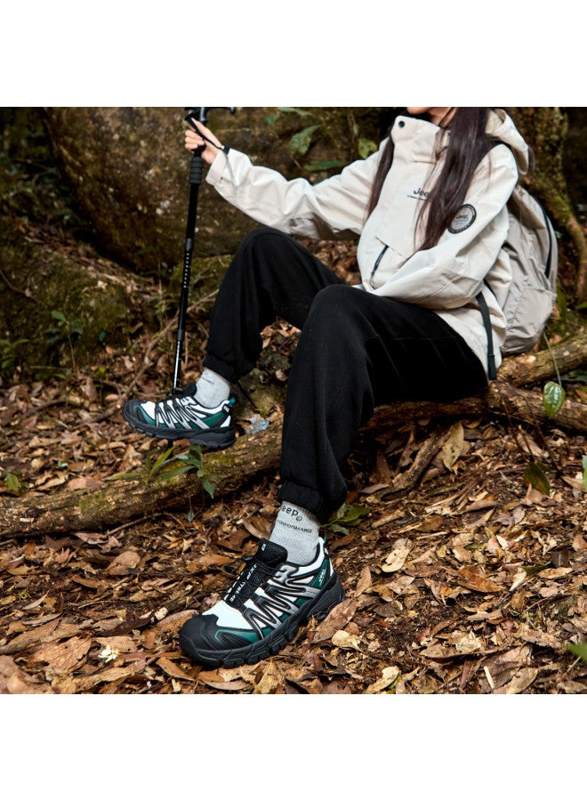 Jeep Couple's Edition】summer Low-cut Hiking Shoes With Elastic Bands - Breathable & Comfortable Outdoor Walking Shoes For Travel - Image 4