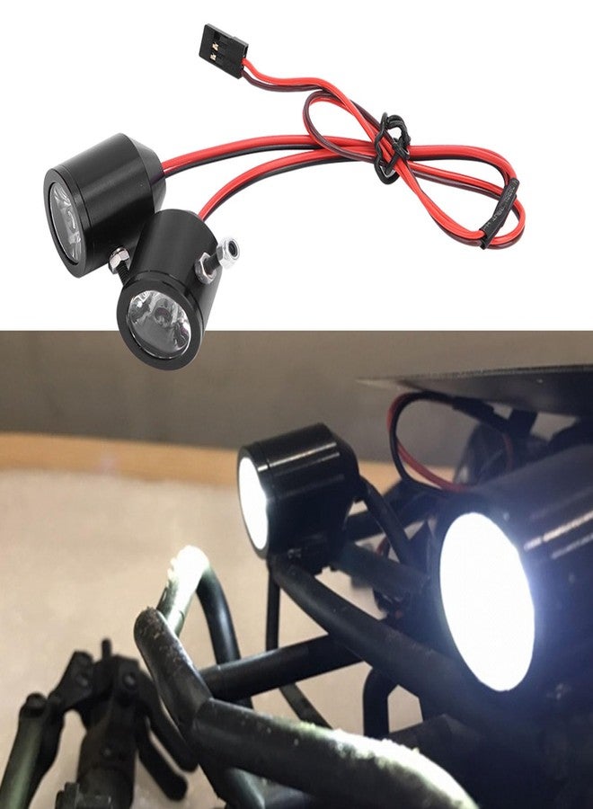 Chazcool RC Car Headlight, RC Spotlights, RC Led Light Kit with 3W Large Power LED Light for Rc Car Model, RC Lights - Image 1