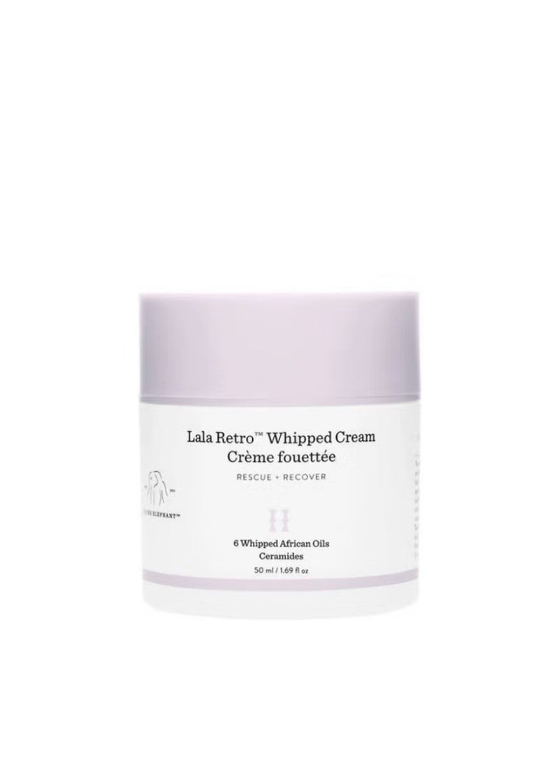 Drunk Elephant Lala Retro Whipped Anti Aging Moisturizer – Hydrating Face Cream for Dry Sensitive Skin with Wrinkle Support – 1.69 oz 50ml - Image 2