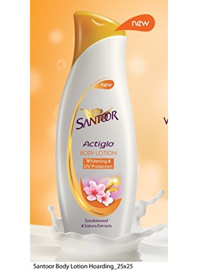 Santoor Whitening and UV Protection Body Lotion for Women, 250ml - Image 3