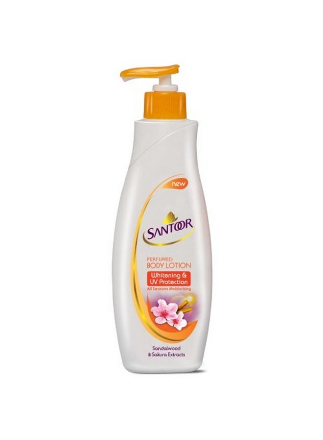 Santoor Whitening and UV Protection Body Lotion for Women, 250ml - Image 1
