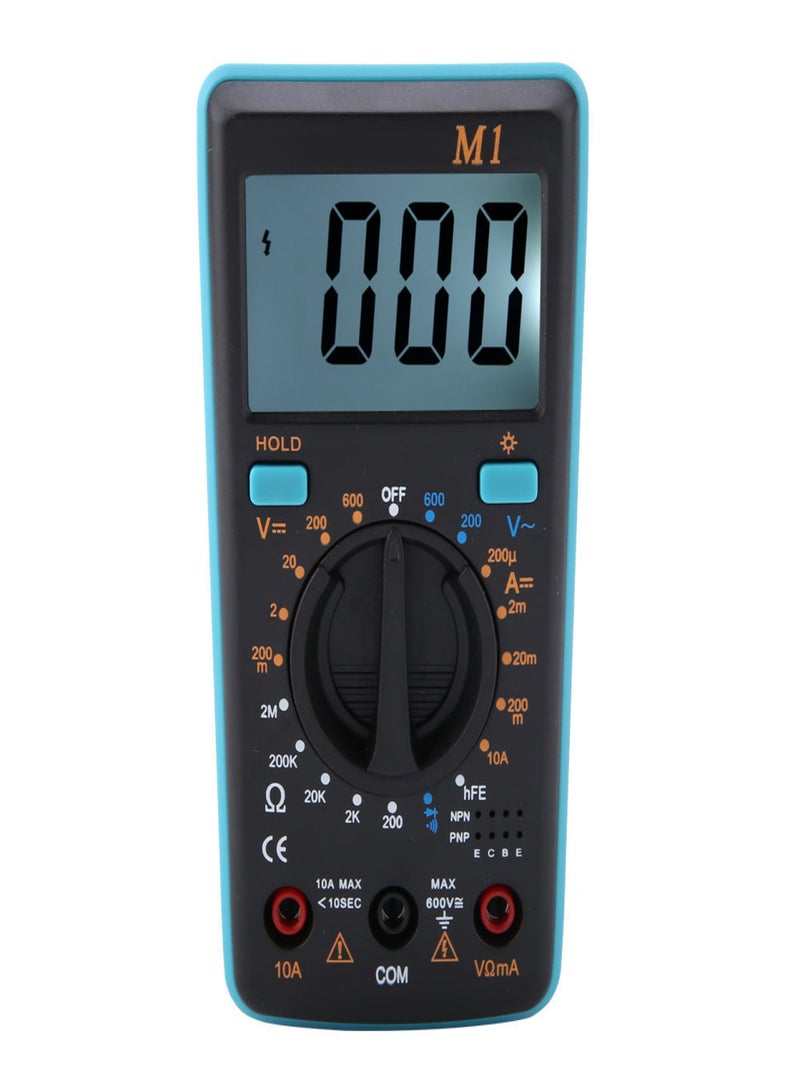 ANENG M1DC/AC Voltage Current Resistance Digital Multimeter Tester 0℃-50℃(blue) - Image 1