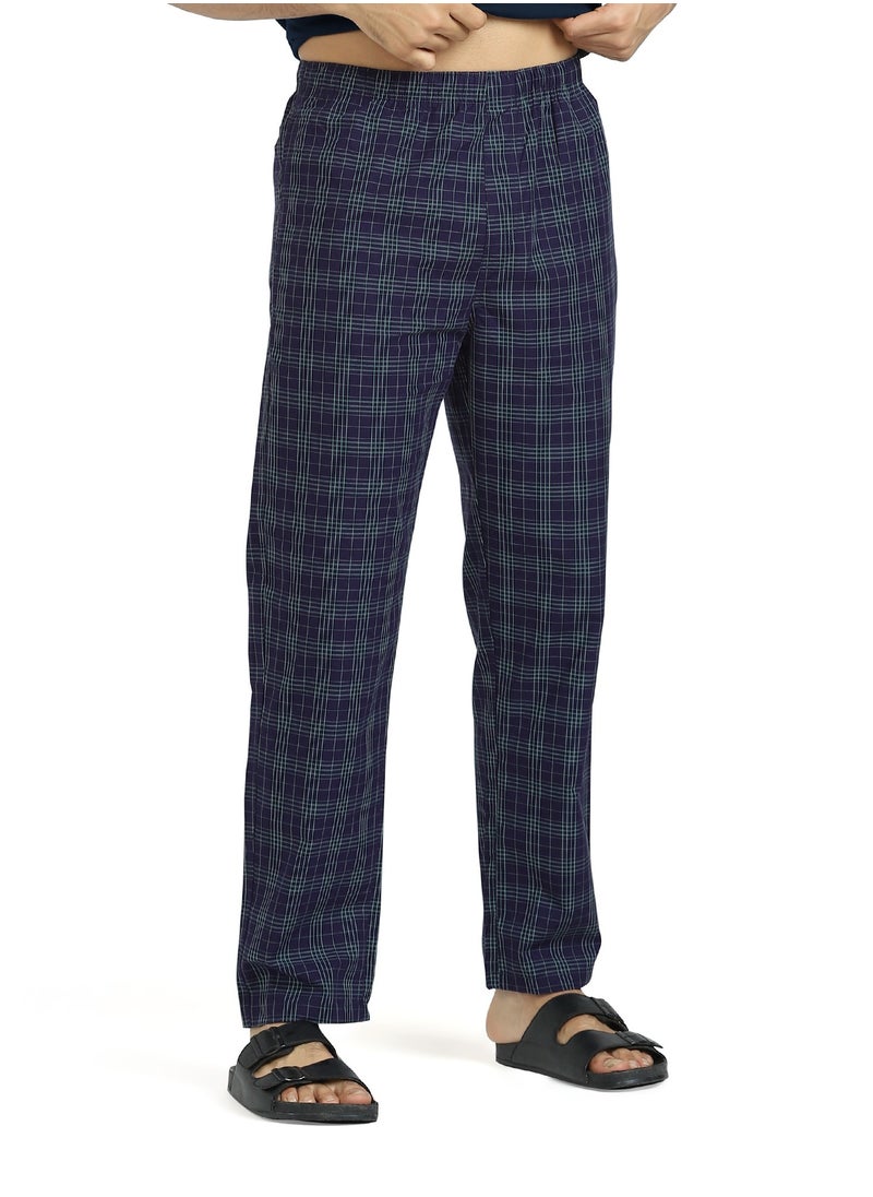XYXX Combed Cotton Checks Men Pyjama  - Image 2