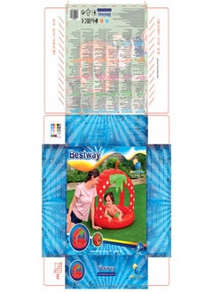 Bestway Bestway - Paddling Pool with Strawberry Sunshade - 52387  - Image 2