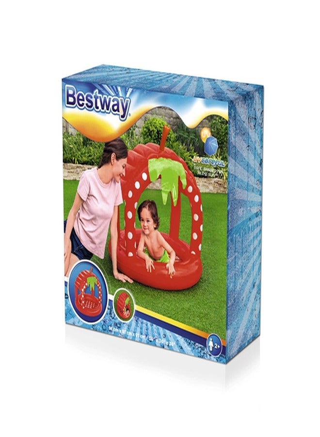 Bestway - Paddling Pool with Strawberry Sunshade - 52387 - Image 3