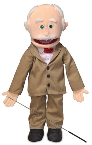 Silly Puppets 25 Pops Peach Grandfather Full Body Ventriloquist Style Puppet - Image 1