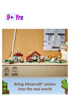LEGO Minecraft The Abandoned Village 21190 Building Toy Set for Kids, Boys, and Girls Ages 8+; Deserted Zombie Playset Gift with 4 Sections; Fun Gaming Gift (422 Pieces)
