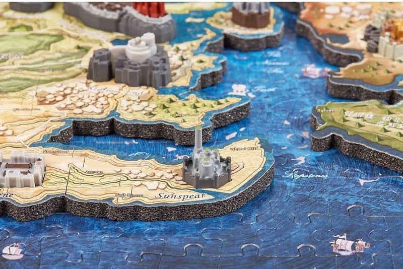 4D Cityscape Game of Thrones 4D Puzzle of Westeros & Essos 891-Pieces - Image 4