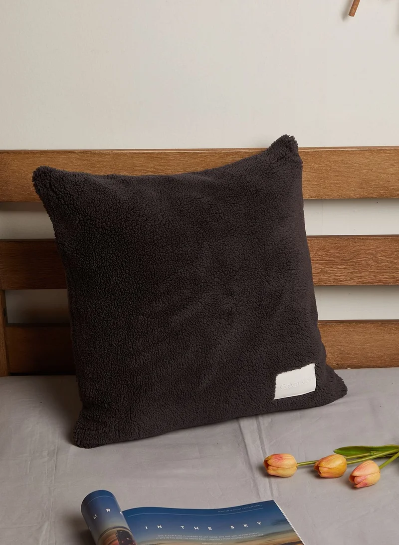 CALVIN KLEIN Sherpa Rib Sweatshirt Pillow