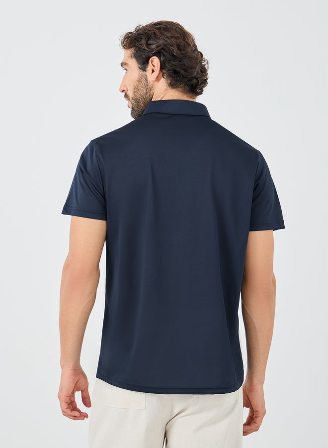 Styli Contrast Placket Regular Fit Polo T-Shirt - Image 4