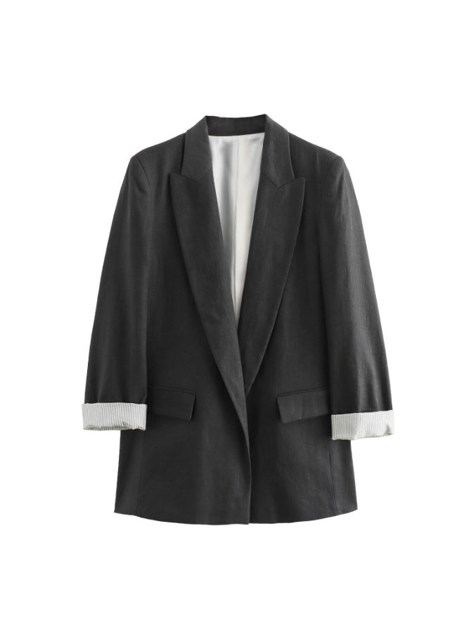 Shougu New Fashionable Casual Ms Suit Blazer - Image 1