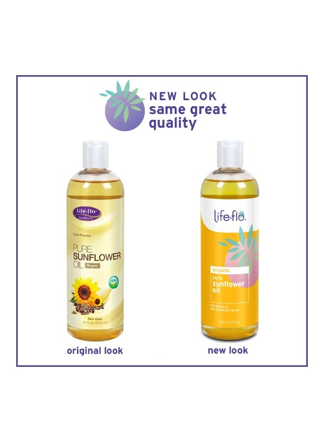 Life-flo LIFE-FLO Carrier Oil | 16oz (Pure Sunflower Oil) - Image 2