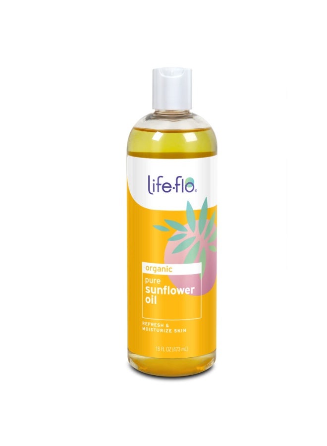 Life-flo LIFE-FLO Carrier Oil | 16oz (Pure Sunflower Oil) - Image 1