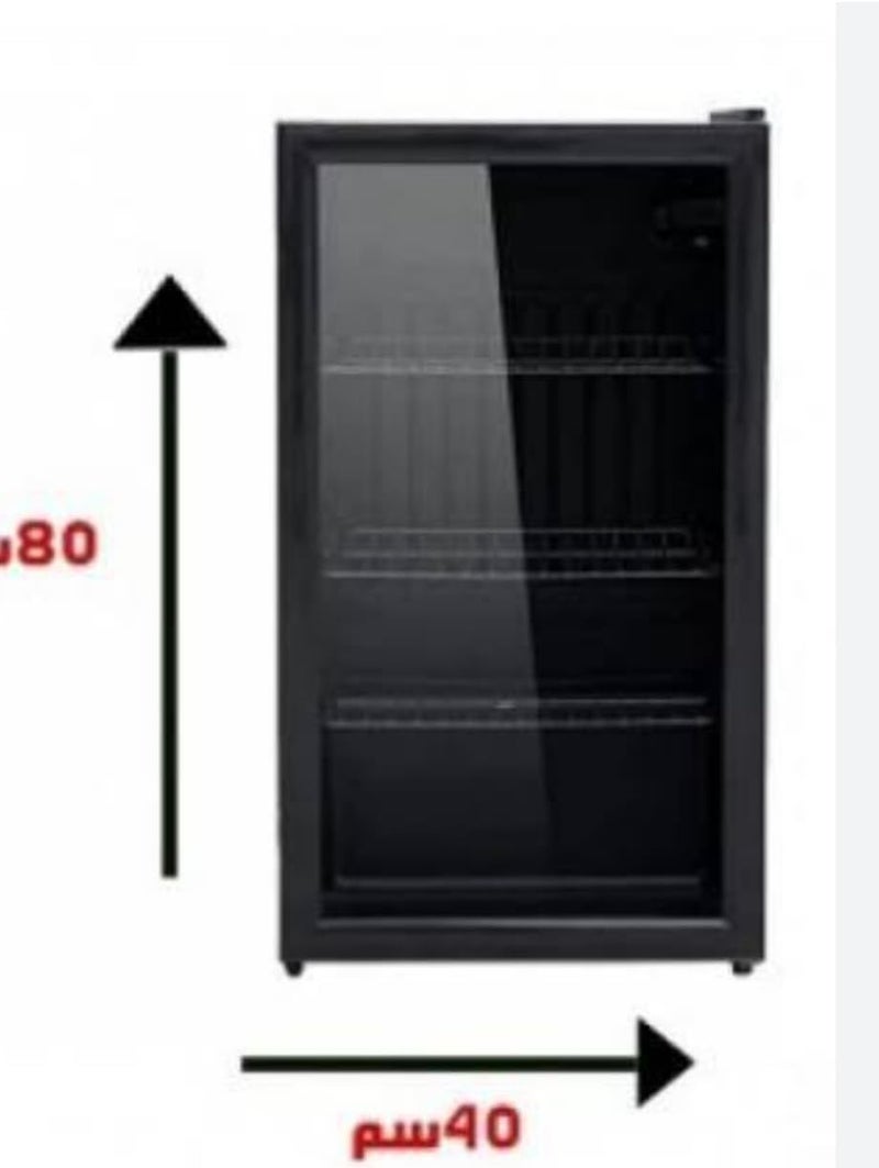 ثلاجة عرض بباب زجاجي، بطول 2.6 قدم / سعة 73 لتر، موديل D160SC22 - Image 2