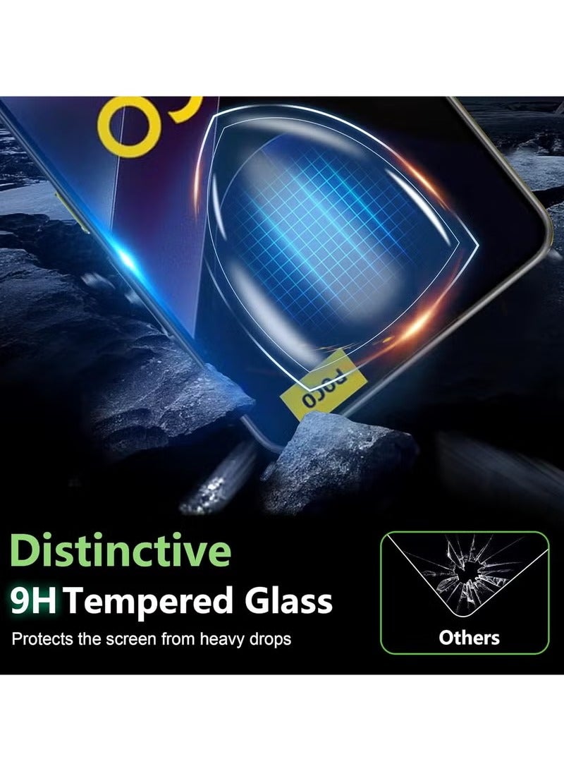 يوارب كينج شاشة واقية كاميرا Xiaomi Poco X7 Pro 2 في 1 - غطاء حماية شامل مع شفافية عالية يوفر حماية ضد الخدوش والتأثير - Image 3