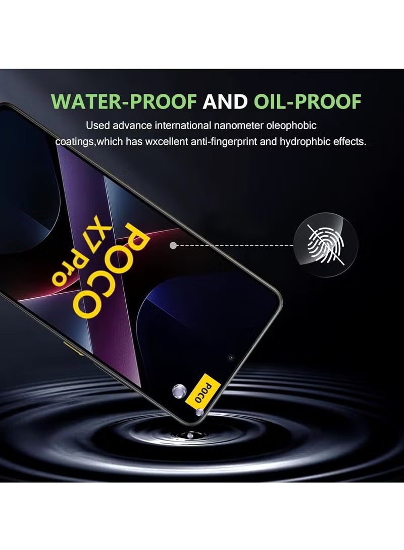 يوارب كينج شاشة واقية كاميرا Xiaomi Poco X7 Pro 2 في 1 - غطاء حماية شامل مع شفافية عالية يوفر حماية ضد الخدوش والتأثير - Image 2