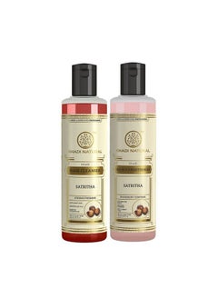Khadi Natural Satritha Hair Cleanser And Hair Conditioner (Combo) (210Ml Each)  - Image 1