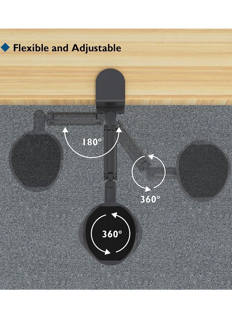 Ergonomic Arm Rest Support for Desk Armrest Pad Rotating Wrist Rest Holder, Extendable  Adjustable, Aluminum Material - Image 3