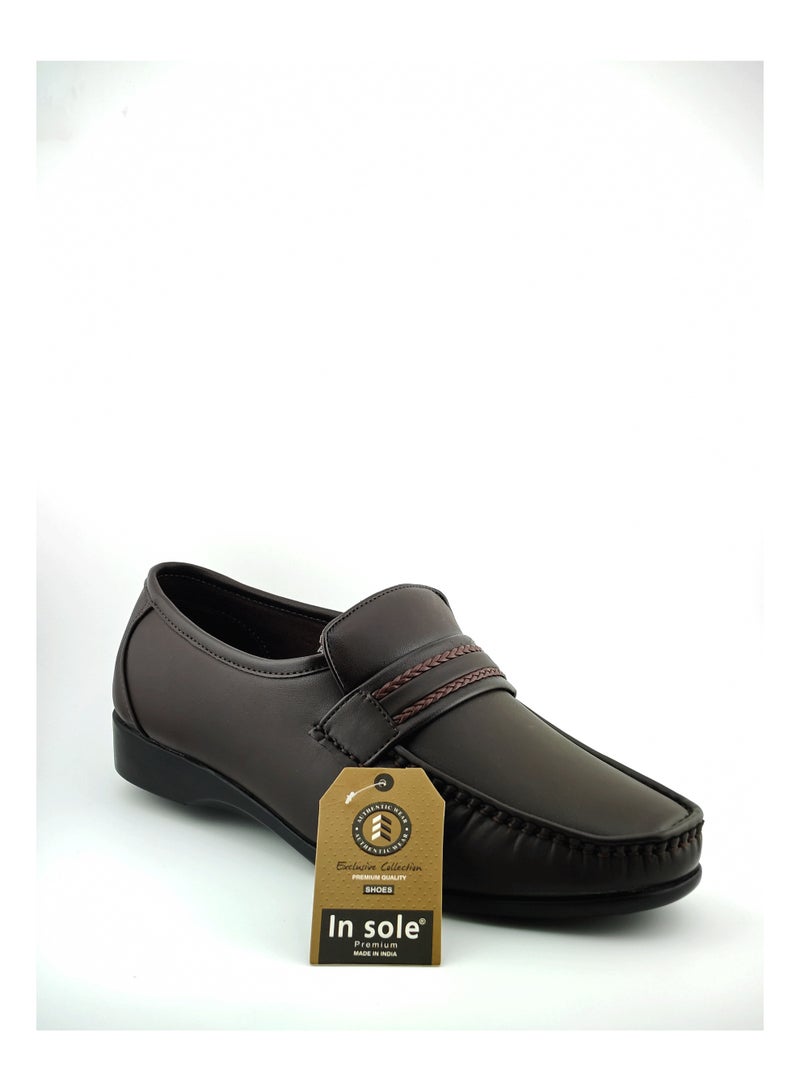 Men's Luxury Mocassin Slip-On Shoes - Orthopedic Comfort Insole & Elasticated Fit - Image 1