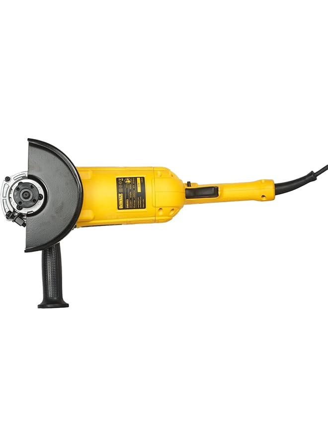 DEWALT 180Mm 2200W Large Angle Grinder With Lock On Switch Yellow Black Dwe493 B53 Year Warrnty - Image 2