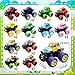 TGIQROVE 6 Pack Mini Monster Trucks Toys for Boys Girls Aged 3 and Above Pull Back Truck Push and Go Friction Powered Car Toys Monster Truck Party Favors Birthday Decorations Classroom Prizes for Kids - Image 4