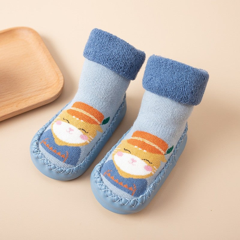 Children'S Floor Socks Non-Slip Soft Bottom Toddler Socks Baby Thickened Newborn Baby Shoes Socks - Image 4
