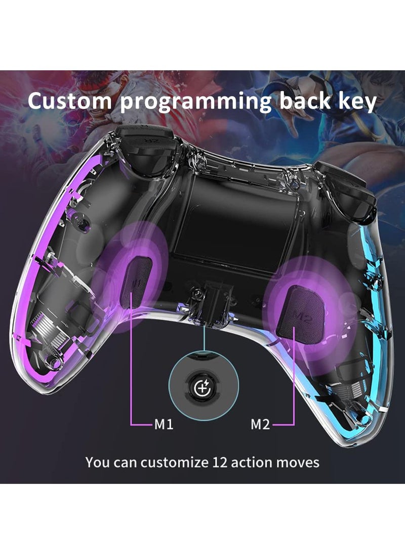 Sweet seven Wireless Pro Controller for Nintendo Switch - Turbo Support, Wake-up Function, Adjustable LED  - Image 2