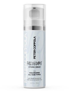 Peter Coppola Full Volume Styling Cream Volumizing Lightweight Blow Dry Cream For Thickening Adding Volume And Styling All Hair Types 4.4Oz  - Image 1