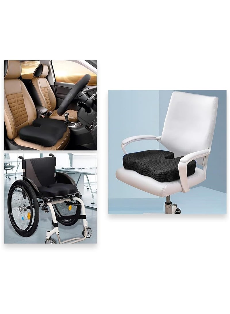 U-Shaped Medical Gel Cushion â€“ Riposo | Comfortable for Back and Coccyx, with Cooling Gel Layer â€“ XL Size - Image 4