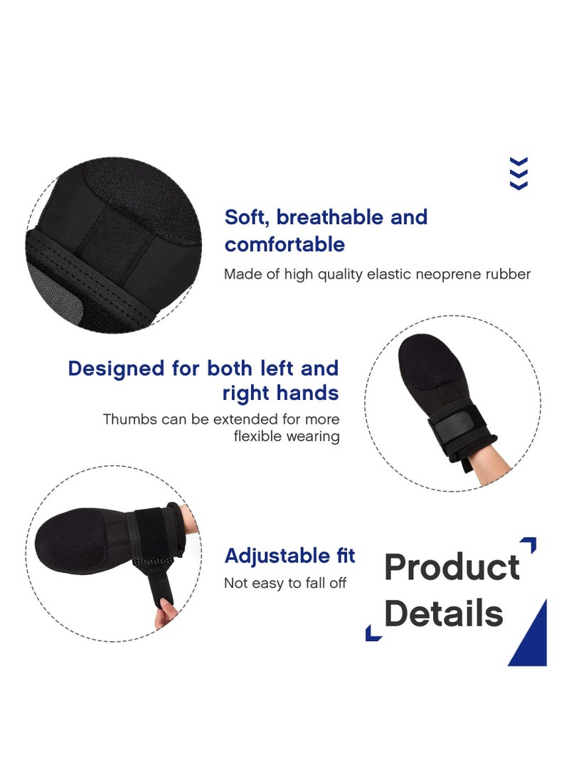 Y&D Baseball Sliding Mitt Hand Protection for and Softball Youth Adult Guard Elastic Compression Strap  - Image 4