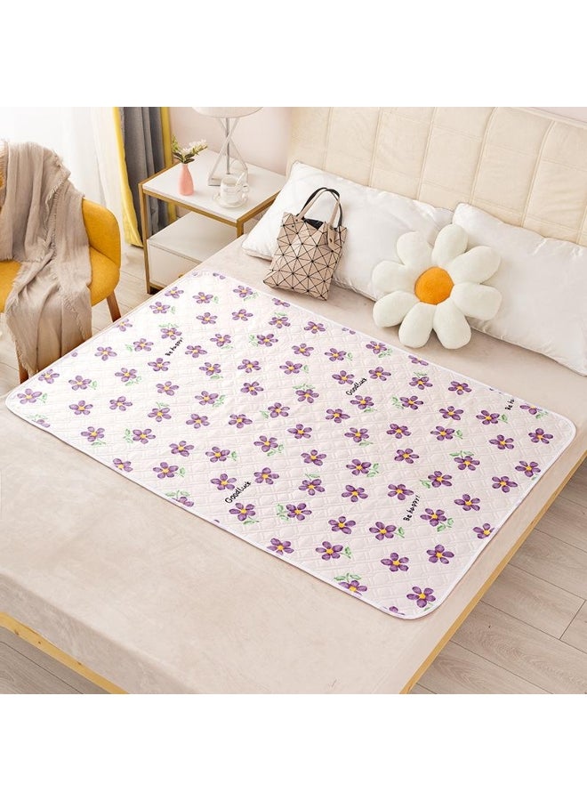 Menstrual Leak-Proof Pad Urine Mat Elder Incontinence Pad Bed Protector Adult Diaper Nappy Beding Sheet Cloth Breathable Waterproof Washable Mattress