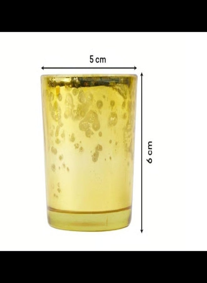 Quace عبوة من شمعتين معطرتين برائحة الياسمين من كوايس - شموع نذرية زجاجية ذهبية لتزيين المنزل والاسترخاء وتقديمها كهدية - Image 4