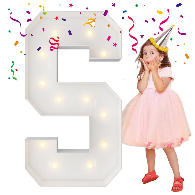4FT Marquee Light Up Letters Large Marquee Letters Mosaic Balloon Frame Letters Big Letters for Engagement Wedding Decorations Birthday Party Backdrop Decor Balloon Arch Kit Letter S