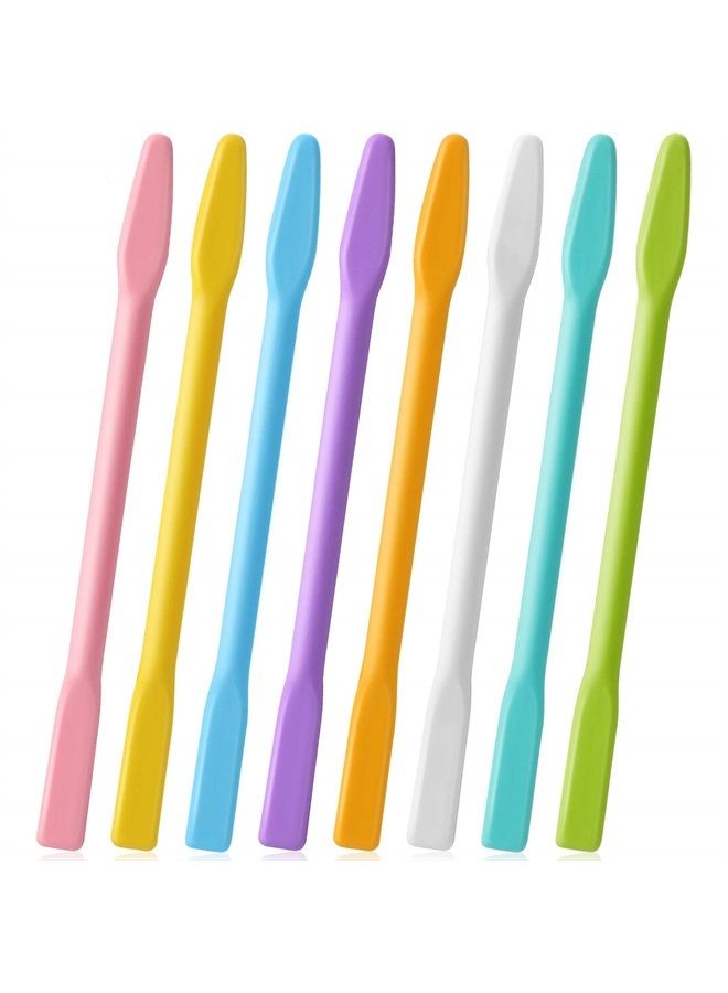8 Pieces Silicone Stir Stick Facial Mask Stirring Rods Mud Mask Applicator Cosmetic Mask Tools for Facial Mask Mixing and Application, DIY Crafts