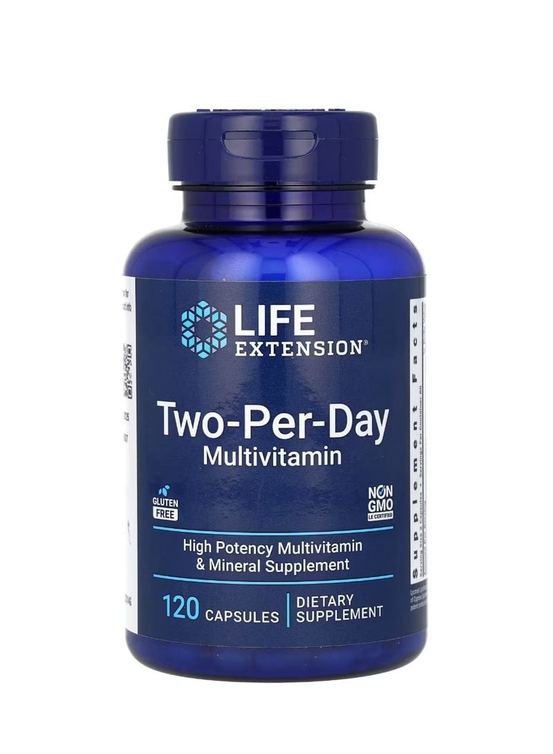 Life Extension Two-Per-Day Multivitamin 120 Capsules - Image 1