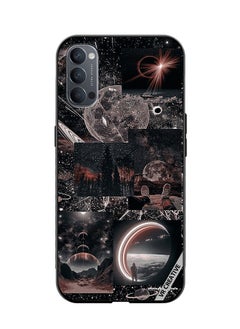 VR CREATIVE Protective Case Cover For Oppo Reno4 Pro 5G Galaxy Design Multicolour  - Image 1