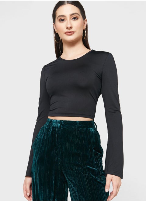 Open Back Tie Detail Top
