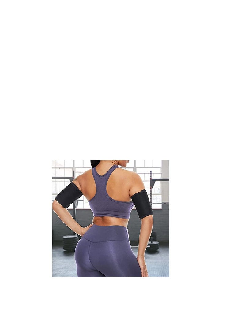 SYOSI Arm Trimmer for Women & Men Sweat Arm Shaper Bands Sauna Arm Shaper Wraps Reduce Cellulite and Improve Sweating Wraps Arm Trainer for Sports Workout 2 Pack  - Image 3