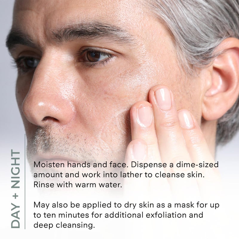 COSMEDIX Purity Clean Exfoliating Facial Cleanser â€“ Moisture-Rich Rejuvenating Face Wash for Fine Lines & Uneven Skin Tone â€“ Essential Oils for Radiant, Even Complexion â€“ 150 ml / 5 fl oz - Image 4
