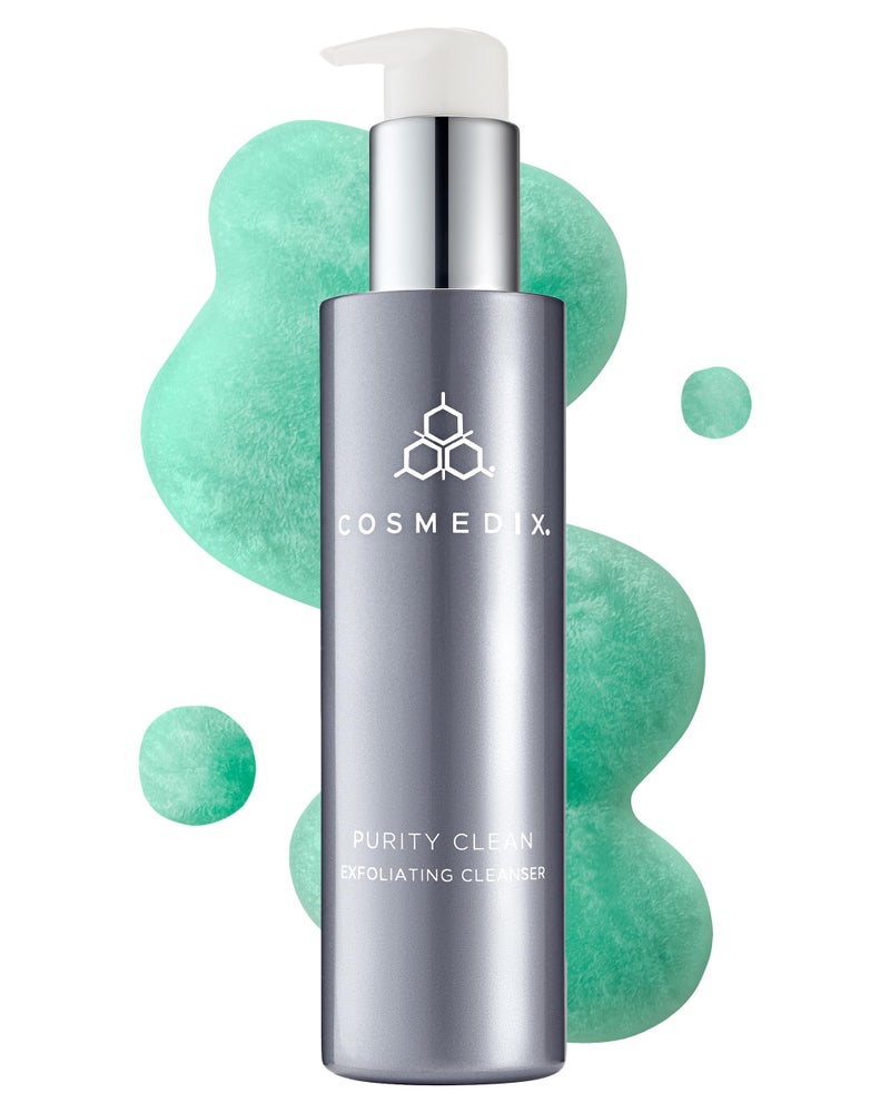 COSMEDIX Purity Clean Exfoliating Facial Cleanser â€“ Moisture-Rich Rejuvenating Face Wash for Fine Lines & Uneven Skin Tone â€“ Essential Oils for Radiant, Even Complexion â€“ 150 ml / 5 fl oz - Image 1