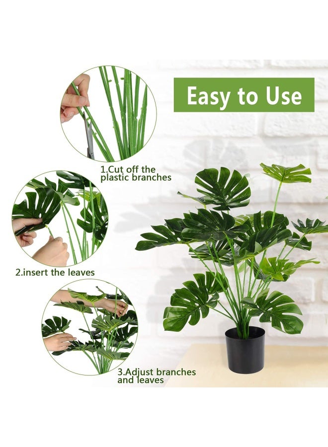 Toopify 28 Fake Plants Large Artificial Floor Faux Plants Indoor Tall for Home Office Living Room Outdoor Decor - Image 3