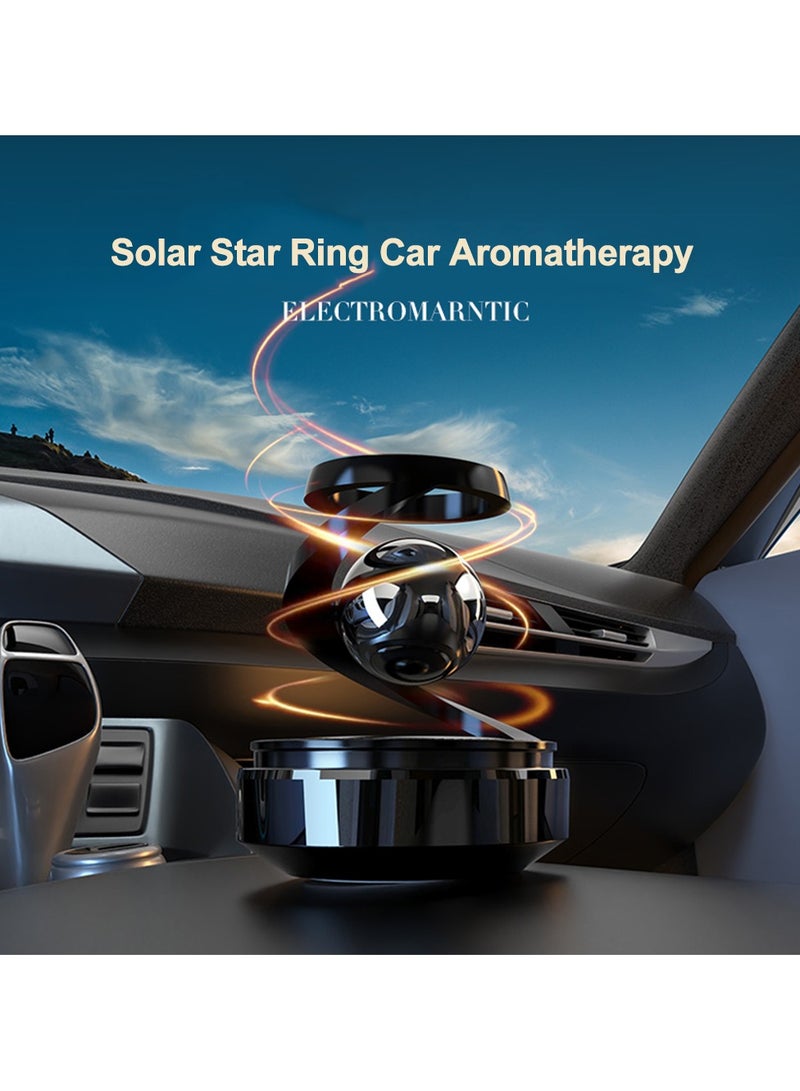 PEETTA معطر هواء السيارة الشمسي لوازم دوران الشمسية تعليق ملحقات الداخلية عطر السيارة مزيل الروائح موزع - Image 1