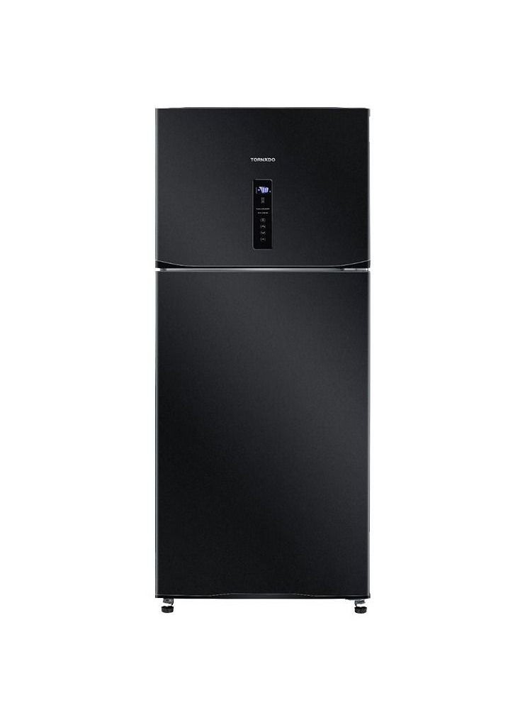 TORNADO - TORNADO Refrigerator Digital, No Frost 386 Liter, Black RF-480AT-BK - Image 1
