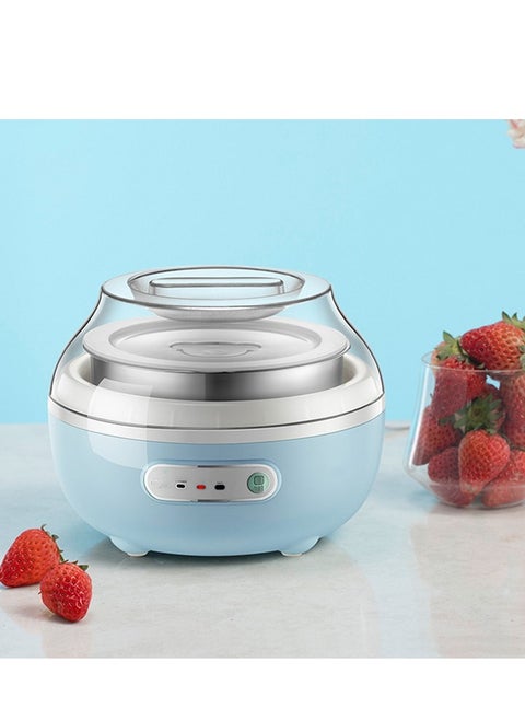 Yogurt Maker with Stainless Steel Base Digital Display, Automatic Timer + 4 Ceramic Cups with BPA Free Lids, Perfect for Homemade Yogurt, Kids Yogurt or Take-Away Breakfast