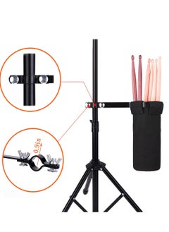 Generic Drum Sticks Bag Drum Sticks Holder for Drum Set Drum Stick Holder Screw Fixation Bag Container  - Image 2