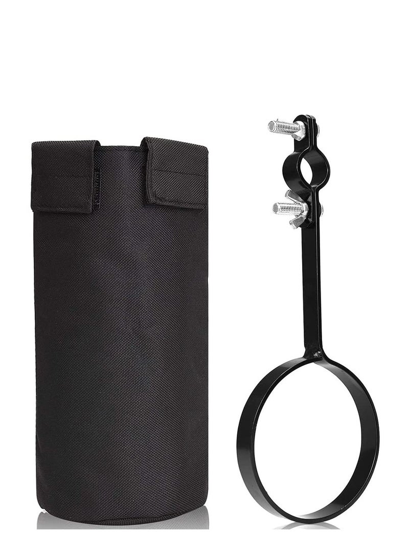 Generic Drum Sticks Bag Drum Sticks Holder for Drum Set Drum Stick Holder Screw Fixation Bag Container  - Image 5